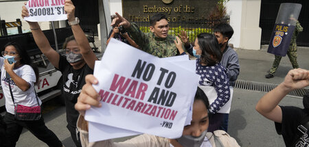 Gegen Krieg und Militarisierung: Protest gegen US-Truppenpräsenz...