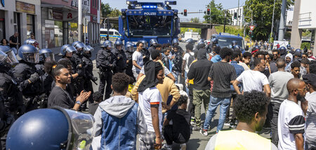 Gewaltbereit und ohne Rücksicht: »Eritreische Oppositionelle« am...