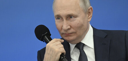 Wladimir Putin am Freitag in Moskau