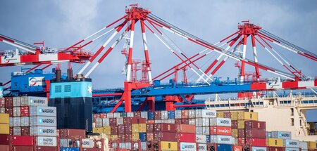 Von Beginn an nicht ausgelastet: Der Containerhafen Jade-Weser-P...