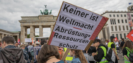 Die Friedensdemonstrationen am Antikriegstag richteten sich gege...