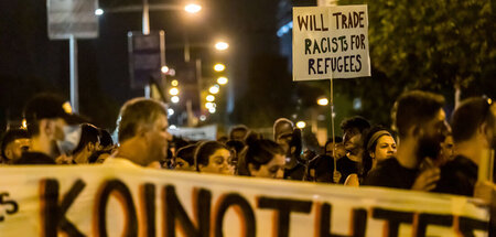 Am Samstag abend gingen in Limassol mehrere hundert Demonstrante...