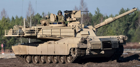 Abrams Panzer bei gemeinsamem Manöver US-amerikanischer und poln