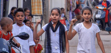 Die Manganiyar leben an der Grenze zwischen Indien und Pakistan