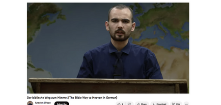 Hauptsache Hass: Anselm Urban »predigt« via Youtube gegen »Unchr...