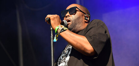48 Jahre und schon so weise: Killer Mike am Mikrofon 48 Jahre und schon so weise: Killer Mike am Mikrofon