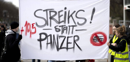 Das sehen Gewerkschaftsvorstände dieser Tage anders (Demo: »Wir ...