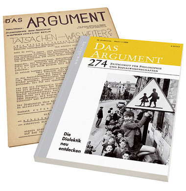 50 Jahre Argument-Geschichte: Heft 1 neben einer der aktuellen
... 50 Jahre Argument-Geschichte: Heft 1 neben einer der aktuellen
...
