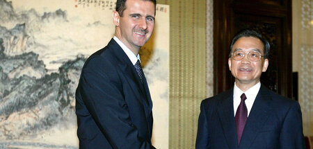Vor dem Krieg: Syriens Präsident Assad trifft den chinesischen P