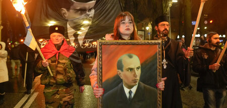 Stepan Bandera wird in der Ukraine vielfach geehrt – Kundgebung ...