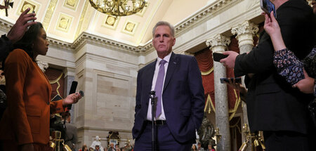 Zahlreiche Republikaner wollen ihn stürzen: Kevin McCarthy, Vors...