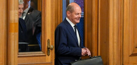 Täuscht Erinnerungslücken vor: Olaf Scholz im Cum-ex-Untersuchun...