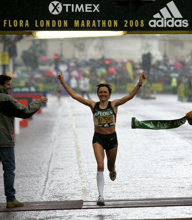 Hessen vergessen: Mikitenko, Erste in London 2008 Hessen vergessen: Mikitenko, Erste in London 2008