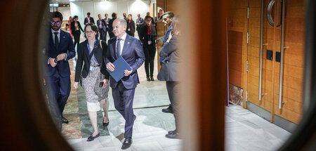 Spanien, Granada: Undine Ruge und Olaf Scholz bei informellem EU...
