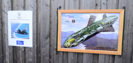 Grafische Darstellung eines »Taurus«-Marschflugkörpers