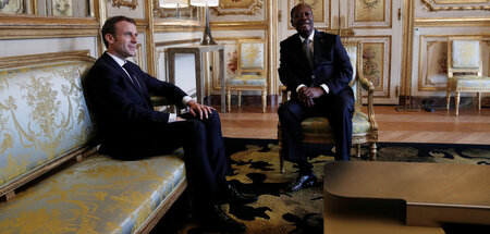 Eng verbunden: Der ivorische Präsident Ouattara und Frankreichs