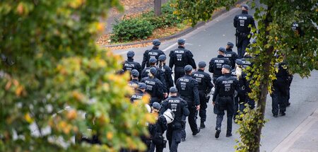 Großaufgebot: Die Demonstration am Sonnabend in Herford gegen Po... Großaufgebot: Die Demonstration am Sonnabend in Herford gegen Po...