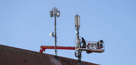Sicherheitsrelevante Komponente? 5G-Antenne von Huawei in Mindel... Sicherheitsrelevante Komponente? 5G-Antenne von Huawei in Mindel...