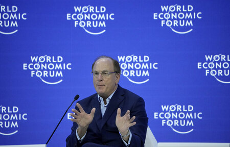 Blackrock-Boss Laurence D. Fink im Januar in Davos