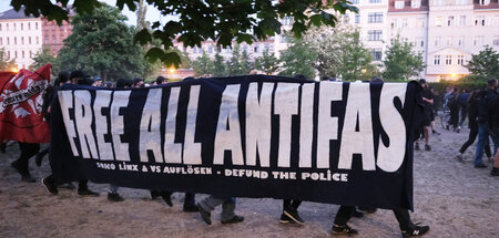 Solidaritätsdemonstration anlässlich der Verurteilung der Antifa... Solidaritätsdemonstration anlässlich der Verurteilung der Antifa...