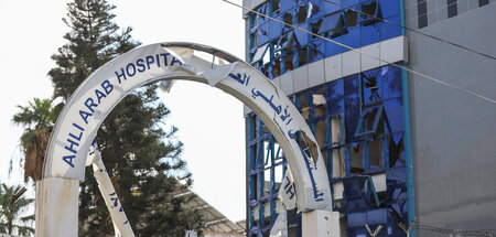 Zerstörtes Krankenhaus in Gaza: Auch Korrespondenten westlicher ...