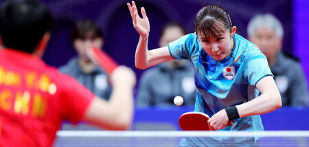 Tischtennis-Teamfinale der Frauen zwischen China und Japan bei d...