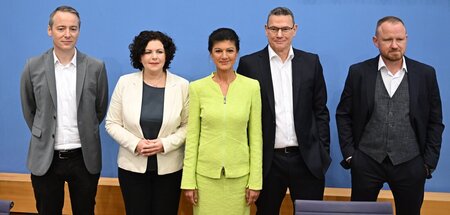 Vorstandsmitglieder des Vereins »BSW - Für Vernunft und Gerechti...