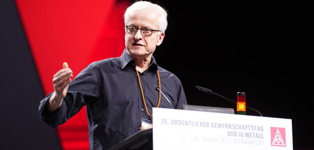 Hans-Jürgen Urban auf dem 25. Gewerkschaftstag der IG Metall in ...