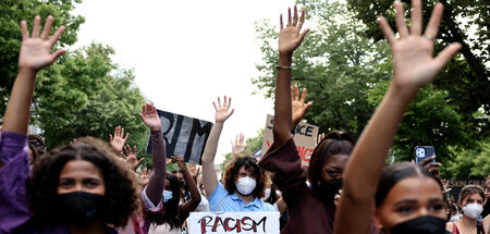»Racism Kills!«: Black-Lives-Matter-Protest in Berlin (2.7.2021)