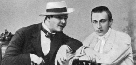 Fjodor Schaljapin und Sergej Rachmaninow um 1890 Fjodor Schaljapin und Sergej Rachmaninow um 1890