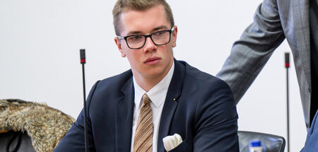 Daniel Halemba bei der konstituierenden Sitzung der AfD-Landtags... Daniel Halemba bei der konstituierenden Sitzung der AfD-Landtags...
