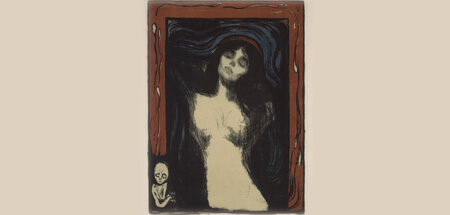 Edvard Munch: »Madonna« (Farblithographie, 1895/1902) Edvard Munch: »Madonna« (Farblithographie, 1895/1902)