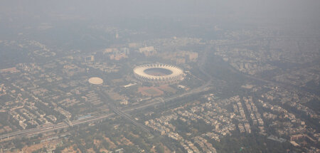 Stadt im Nebel: Smog in Neu-Delhi (27.10.2023)