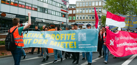 Logik der Finanzmärkte brechen: Proteste gegen Vonovia am Konzer...