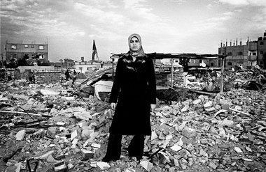 Bezirk Salatin, Nordrand des Gazastreifens: die 30jährige Sabrin...