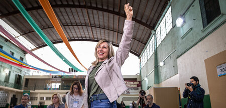 Myriam Bregman, Kandidatin der »Front der Linken und der Arbeite...