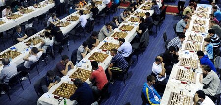 Die Action ist auf dem Brett: European Individual Chess Champion...
