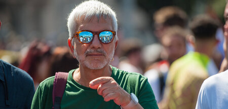Der Mann mit dem Ohrring: Nicola Vendola auf einer Pride-Demo in...