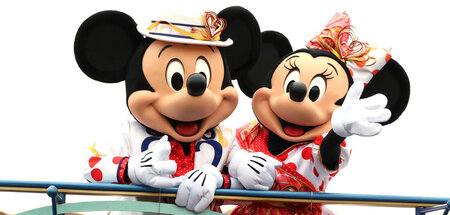 Sagen den Fernsehsendern den Kampf an: Micky Maus und Minnie Mau...
