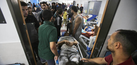 Das Al-Schifa-Krankenhaus hat vor der Erstürmung durch israelisc...
