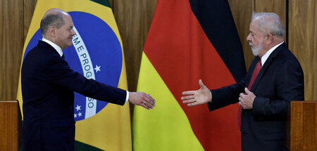 Kanzler Olaf Scholz und Luiz Inácio Lula da Silva, Präsident Bra...