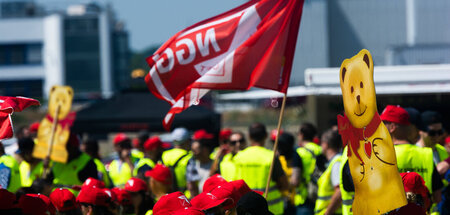 Großer Süßwarenstreiktag in Aachen am 13. Juni