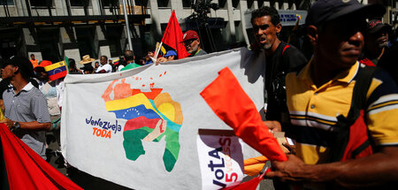 Der venezolanische Staat wirbt bereits mit der Angliederung Esse...