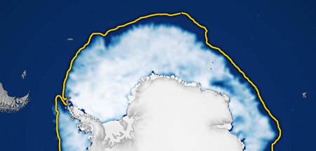 Ein Abschmelzen des Eisschildes in der Westantarktis würde den w...
