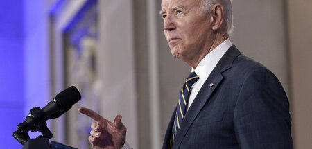 US-Präsident Joseph Biden am 6. Dezember in Washington: Massensc...
