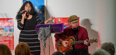 Freude und Zuversicht: Aruma Itzamaray und Tobias Thiele als Duo...