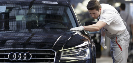 Audi wirft in seinem Werk in Neckarsulm Arbeiter aufs Pflaster