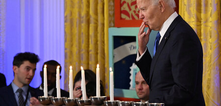 Von Mäßigung keine Rede: US-Präsident Biden steht voll und ganz ...