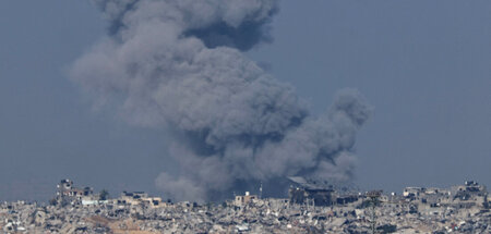 Rauchwolken über Gaza: Die israelische Armee setzt ihr Zerstörun...