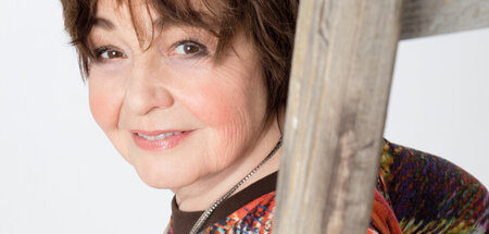 Anka Zink, die erfahrene Kabarettistin aus dem Düsseldorfer Ka­b...